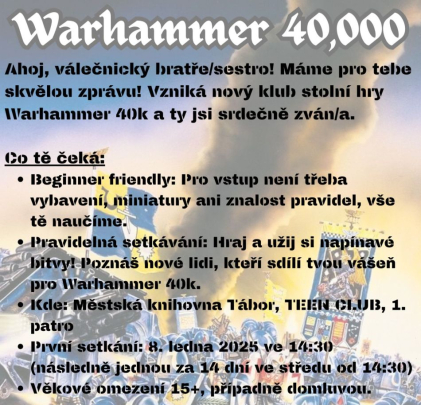 Středeční klub Klub Warhammer 40k