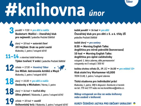 Únor  v knihovně